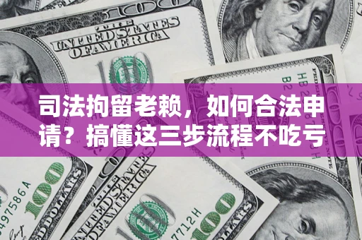 济南司法拘留老赖，如何合法申请？搞懂这三步流程不吃亏！