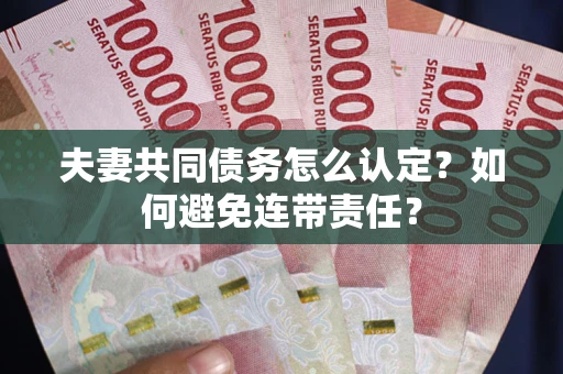 济南夫妻共同债务怎么认定？如何避免连带责任？