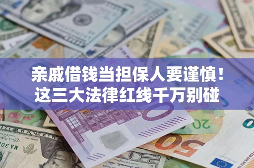 济南亲戚借钱当担保人要谨慎！这三大法律红线千万别碰