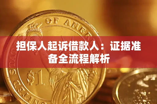 济南担保人起诉借款人：证据准备全流程解析
