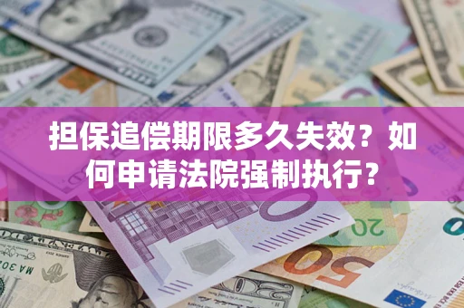 济南担保追偿期限多久失效？如何申请法院强制执行？