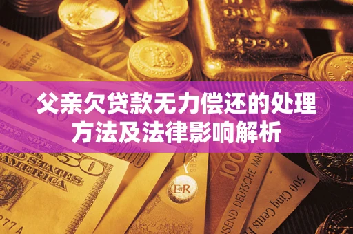 济南父亲欠贷款无力偿还的处理方法及法律影响解析